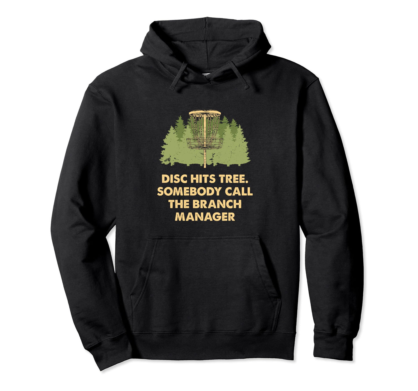 Somebody Call Branch Manager Disc Golf Hoodie - Custom Art Print Unisex - T-Shirt, Sweatshirt, Hoodie