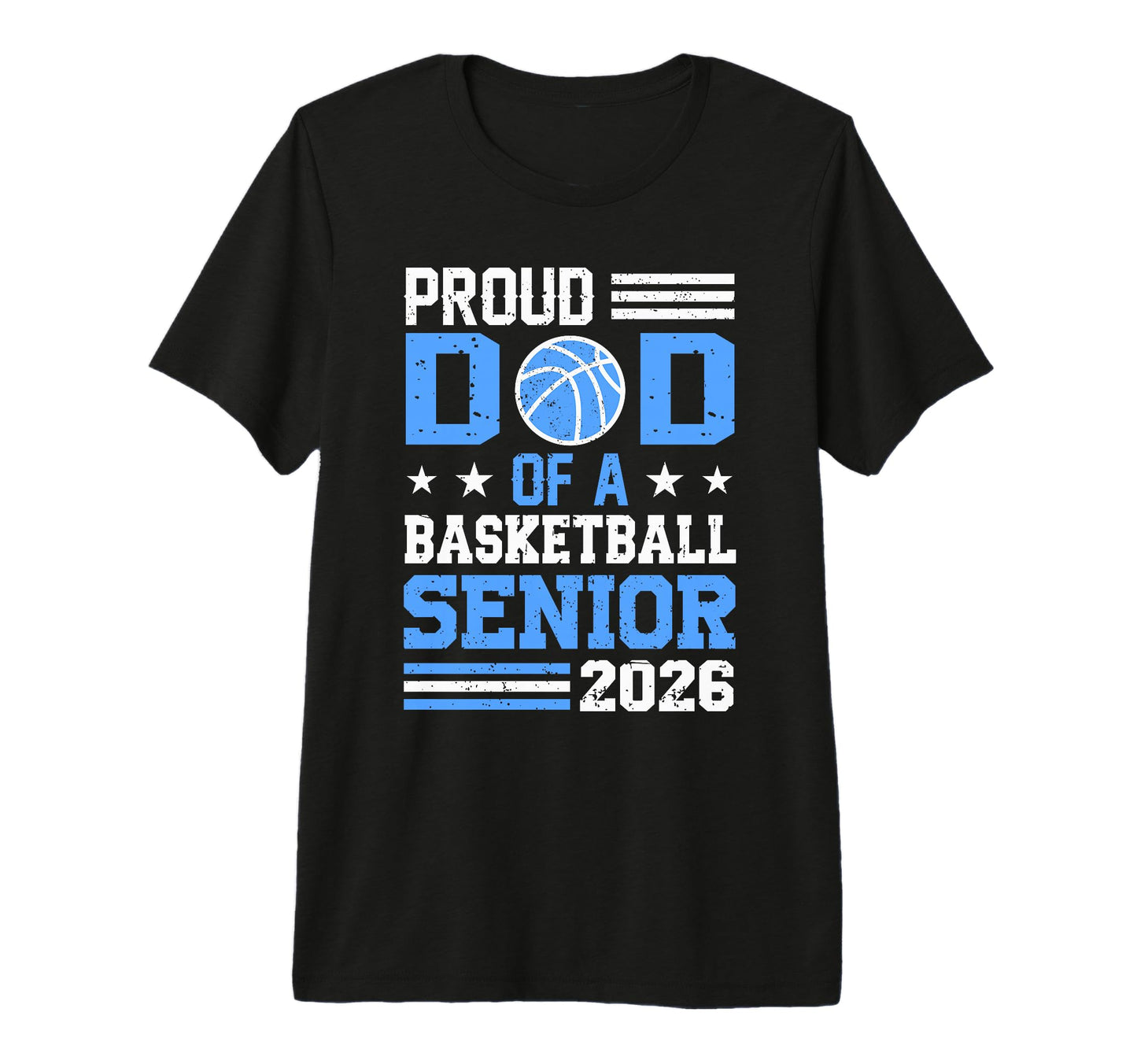 Senior Dad 2026 Basketball Class 2026 T-Shirt - Trendy Graphic for Adults - T-Shirt, Sweatshirt, Hoodie