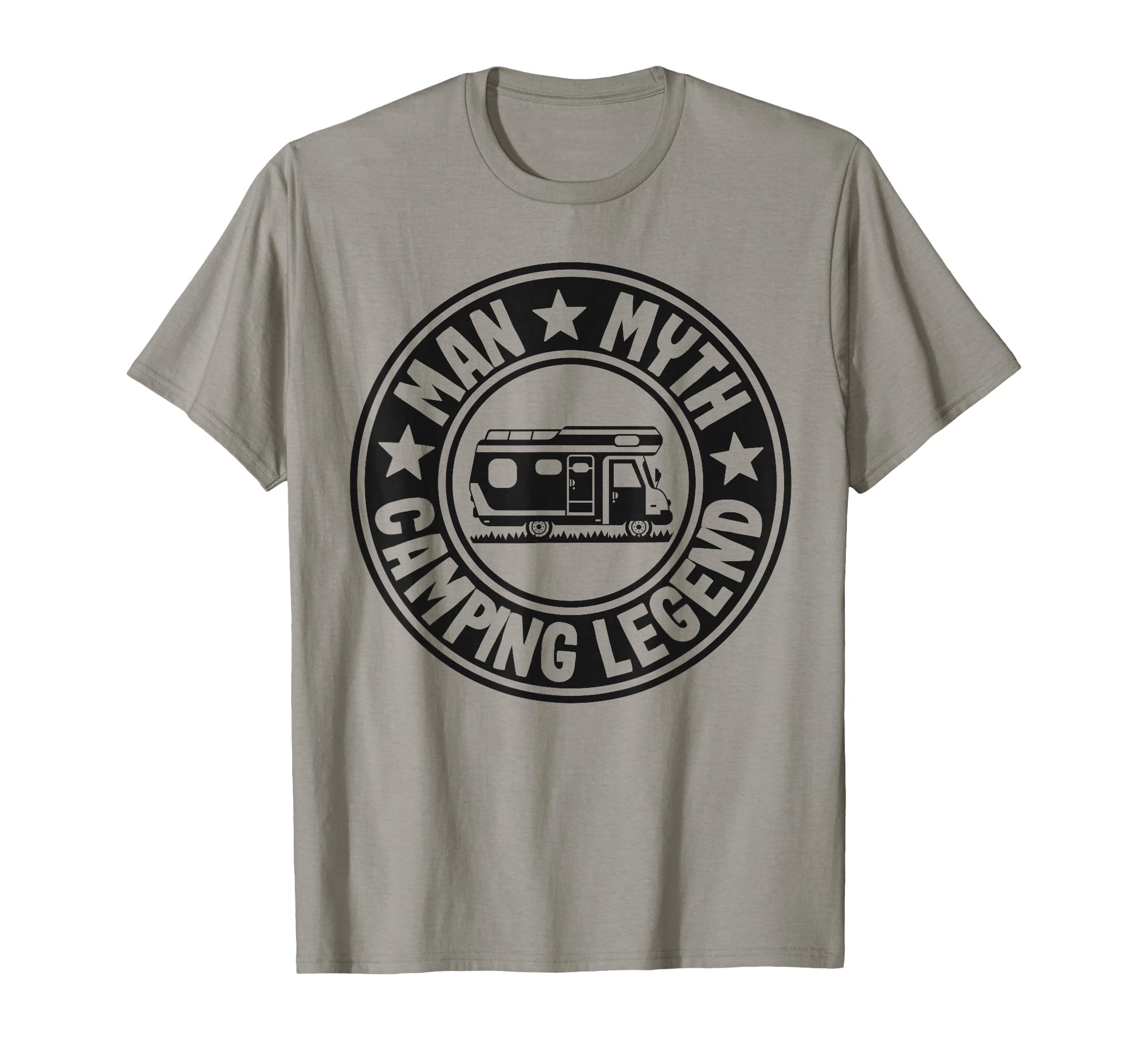 Myth Camping Legend Rv Camper Dad T-Shirt - Novelty Apparel Men Women - T-Shirt, Sweatshirt, Hoodie