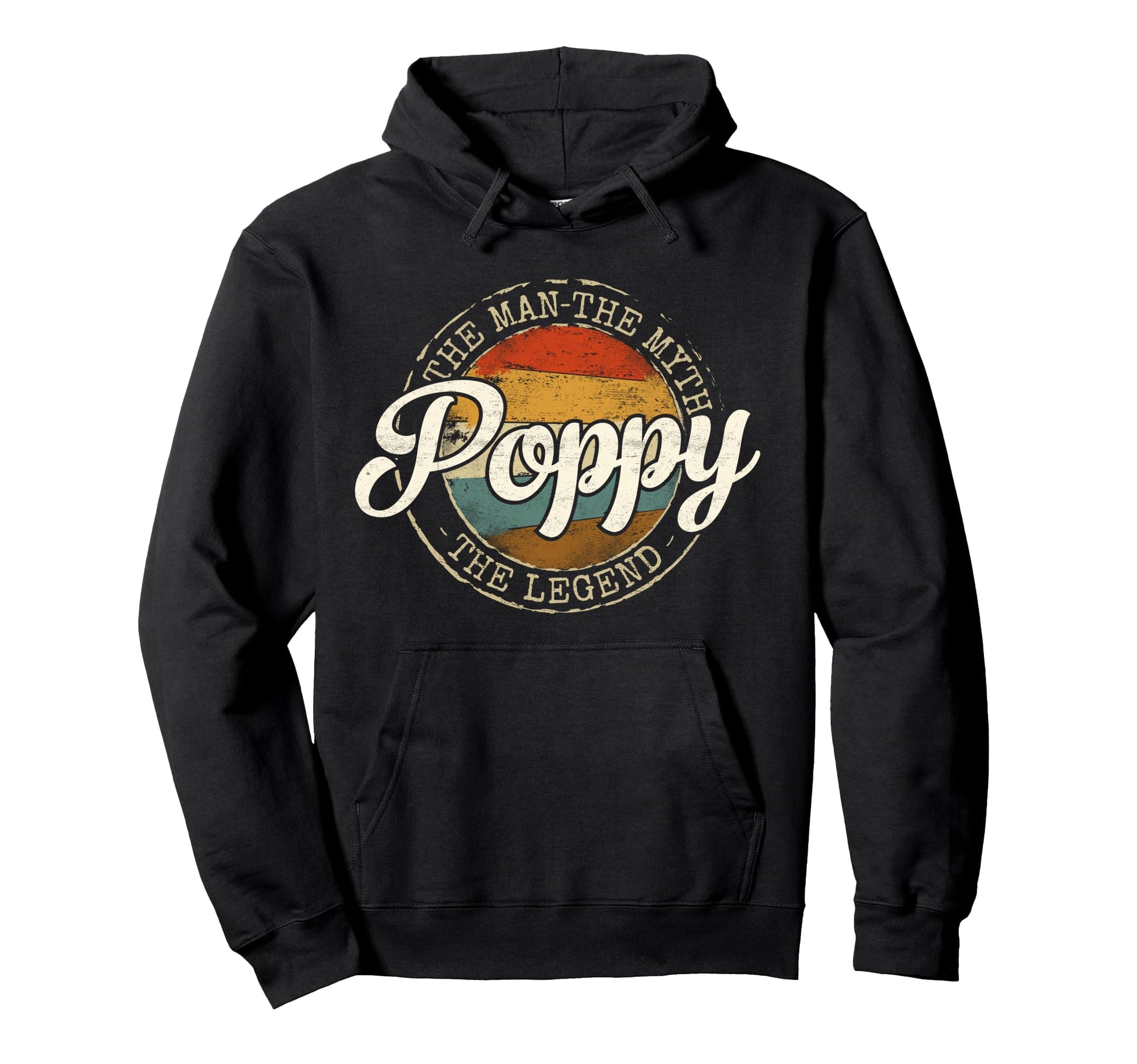 Poppy Myth Legend Stamp Fathers Day Hoodie - Graphic Print for Adults - T-Shirt, Sweatshirt, Hoodie