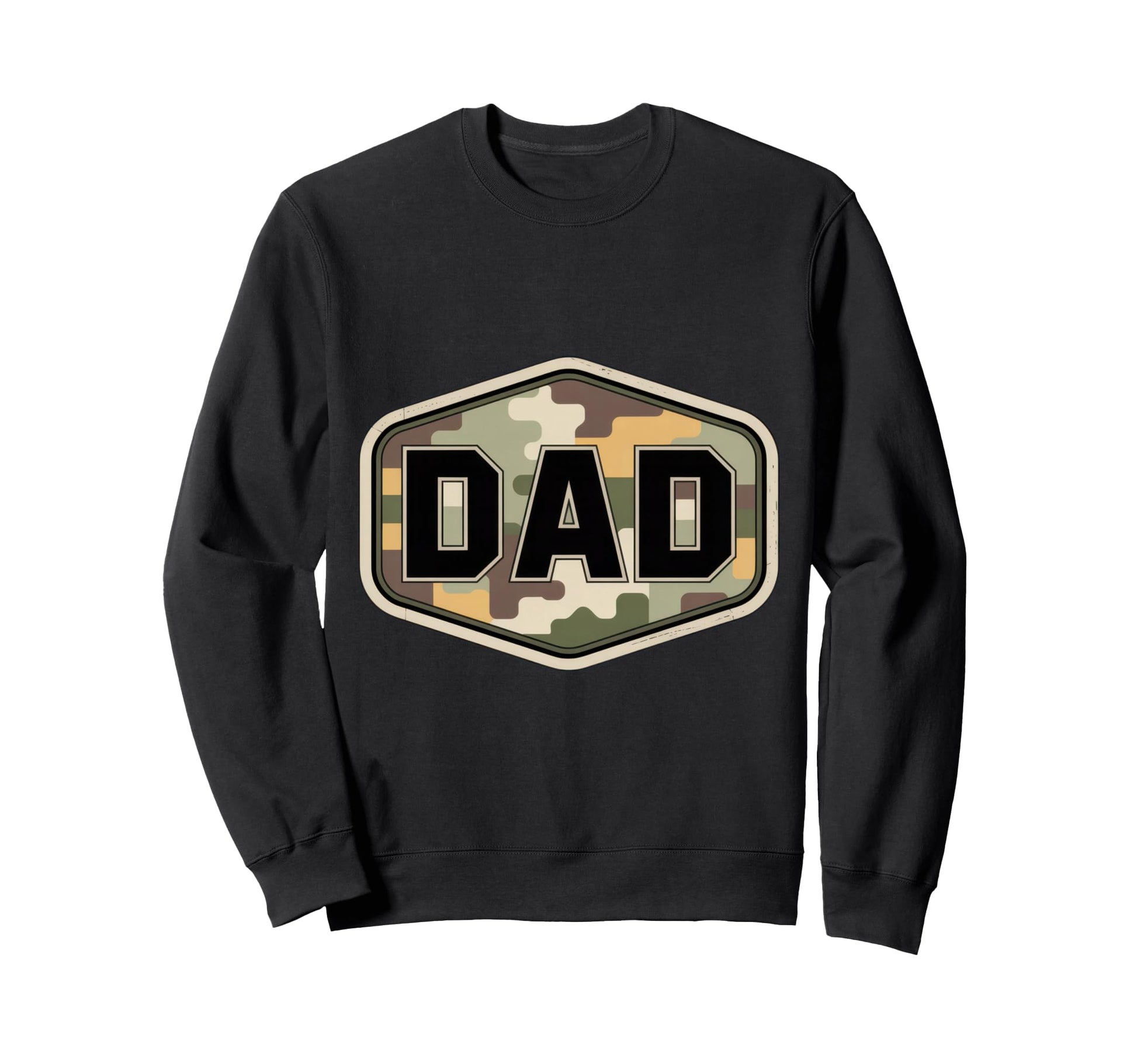 Camo Dad Funny Military Appreciation Sweatshirt - Novelty Apparel Unisex - T-Shirt, Sweatshirt, Hoodie