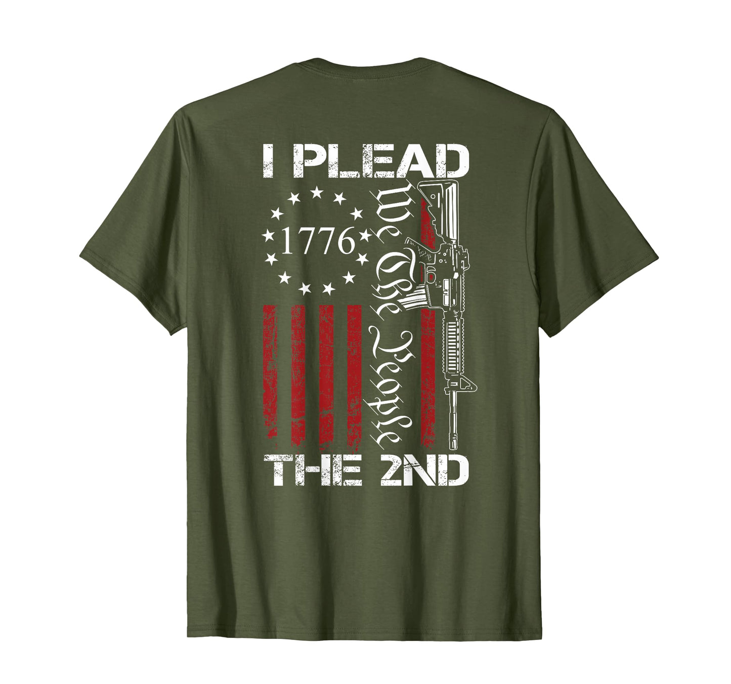 I Plead 2Nd Amendment We People Pro T-Shirt - Minimalist Print for Adults - T-Shirt, Sweatshirt, Hoodie