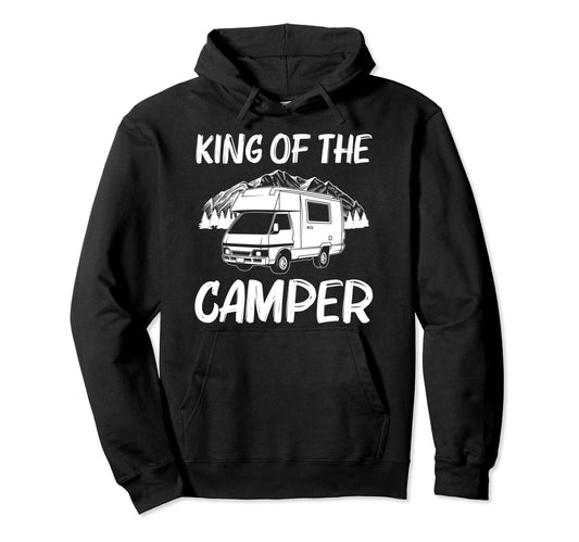 Camping Dad Camper Hiking Outdoor Hoodie - Novelty Apparel Men Women - T-Shirt, Sweatshirt, Hoodie