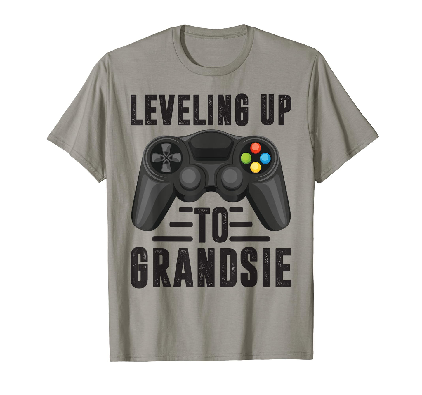 Leveling Up To Grandsie Promoted To T-Shirt - Custom Art Print for Adults - T-Shirt, Sweatshirt, Hoodie
