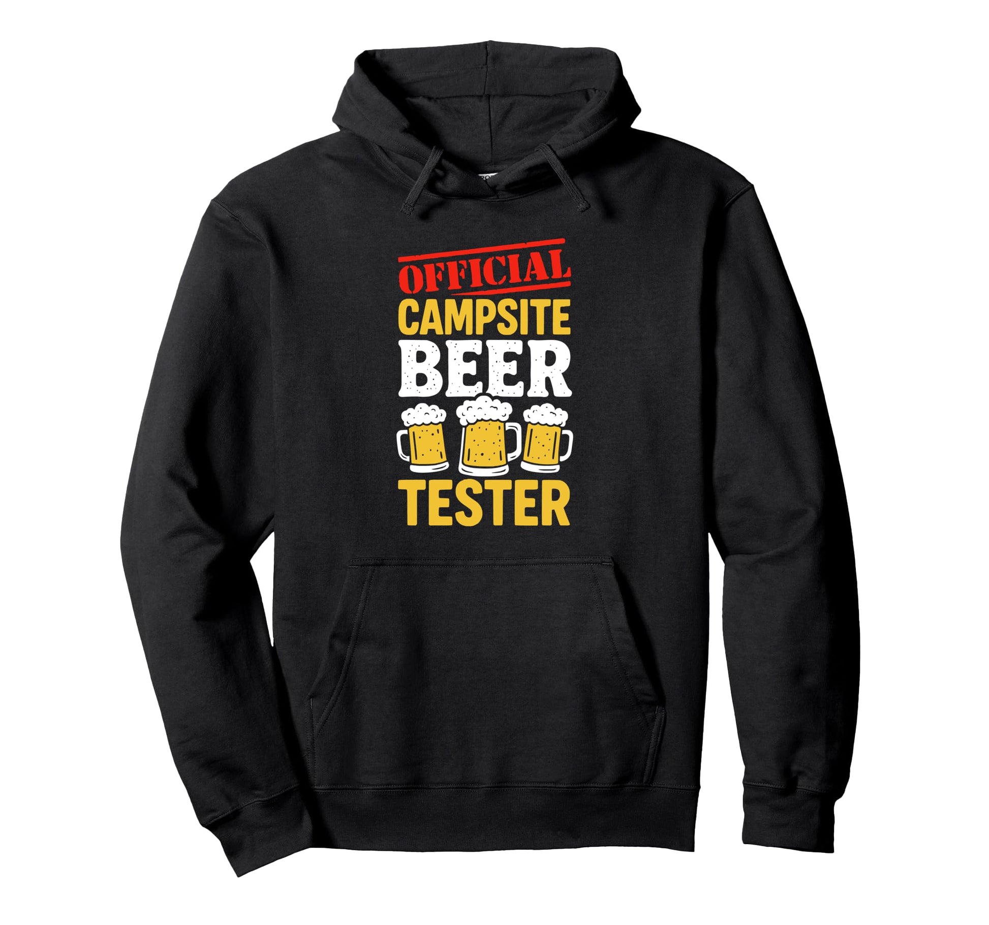 Campsite Beer Tester Camping Hoodie - Novelty Apparel Unisex - T-Shirt, Sweatshirt, Hoodie