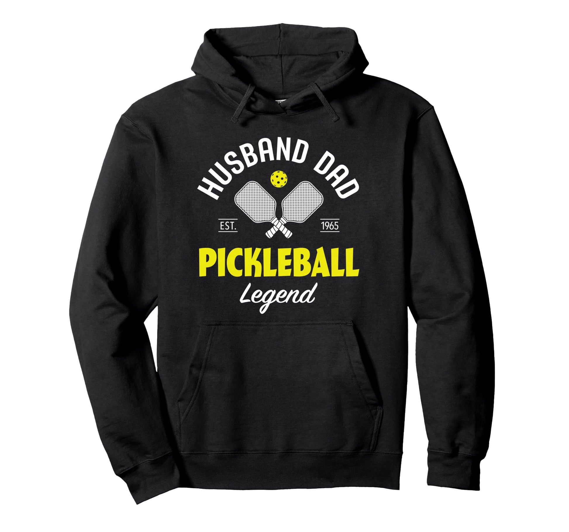 Husband Dad Pickleball Legend Father Hoodie - Graphic Print Unisex - T-Shirt, Sweatshirt, Hoodie