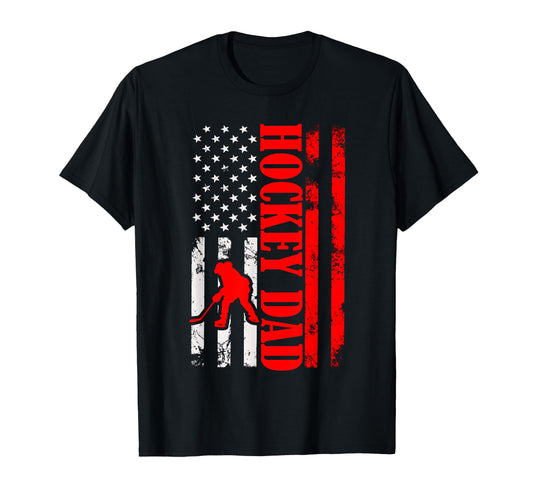 American Usa Flag Ice Hockey Gifts T-Shirt - Aesthetic Graphic Men Women - T-Shirt, Sweatshirt, Hoodie