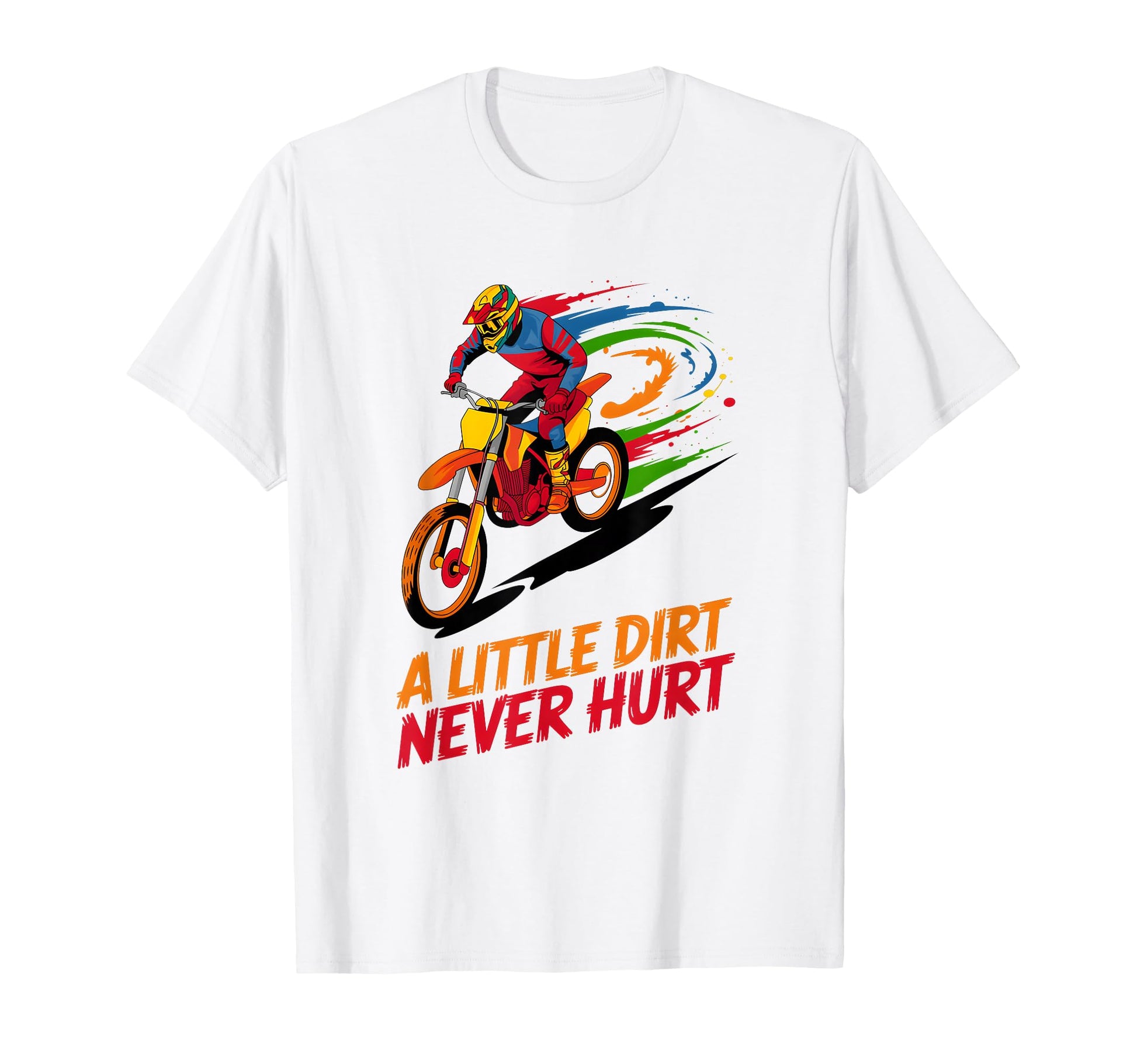 Biker Motorbiker Motorcyclist Dirt T-Shirt - Unique Graphic for Adults - T-Shirt, Sweatshirt, Hoodie