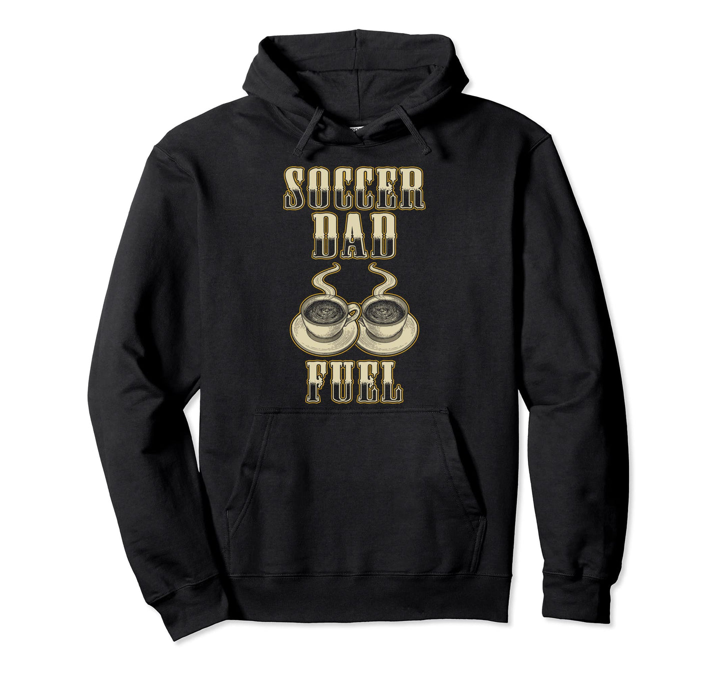 New First Time Dad To Be Coffee Soccer Hoodie - Novelty Apparel for Adults - T-Shirt, Sweatshirt, Hoodie