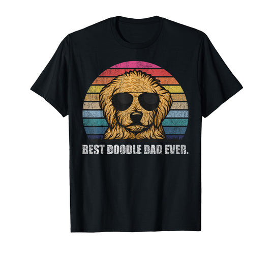 Best Doodle Dad Ever Goldendoodle Dad T-Shirt - Streetwear Style for Adults - T-Shirt, Sweatshirt, Hoodie
