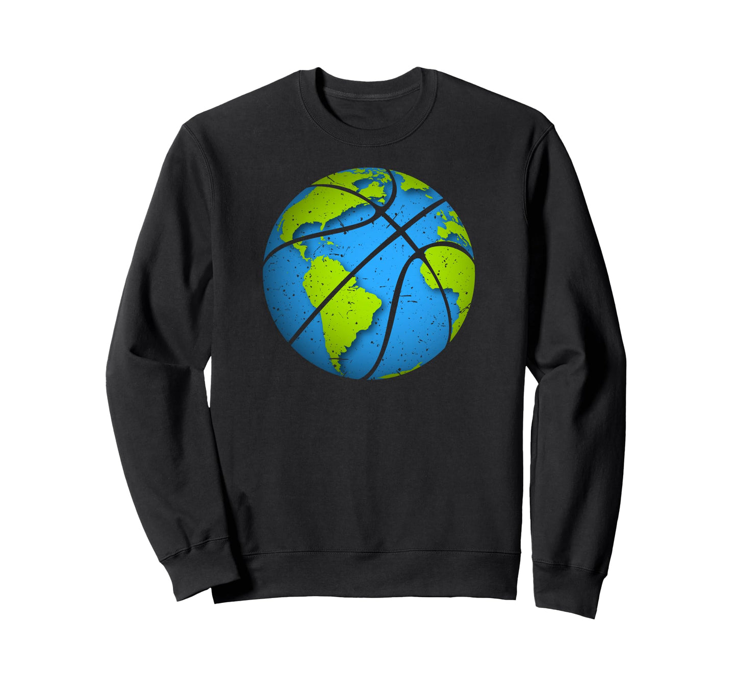 Earth Basketball Earth Day Favors Sweatshirt - Minimalist Print Unisex - T-Shirt, Sweatshirt, Hoodie