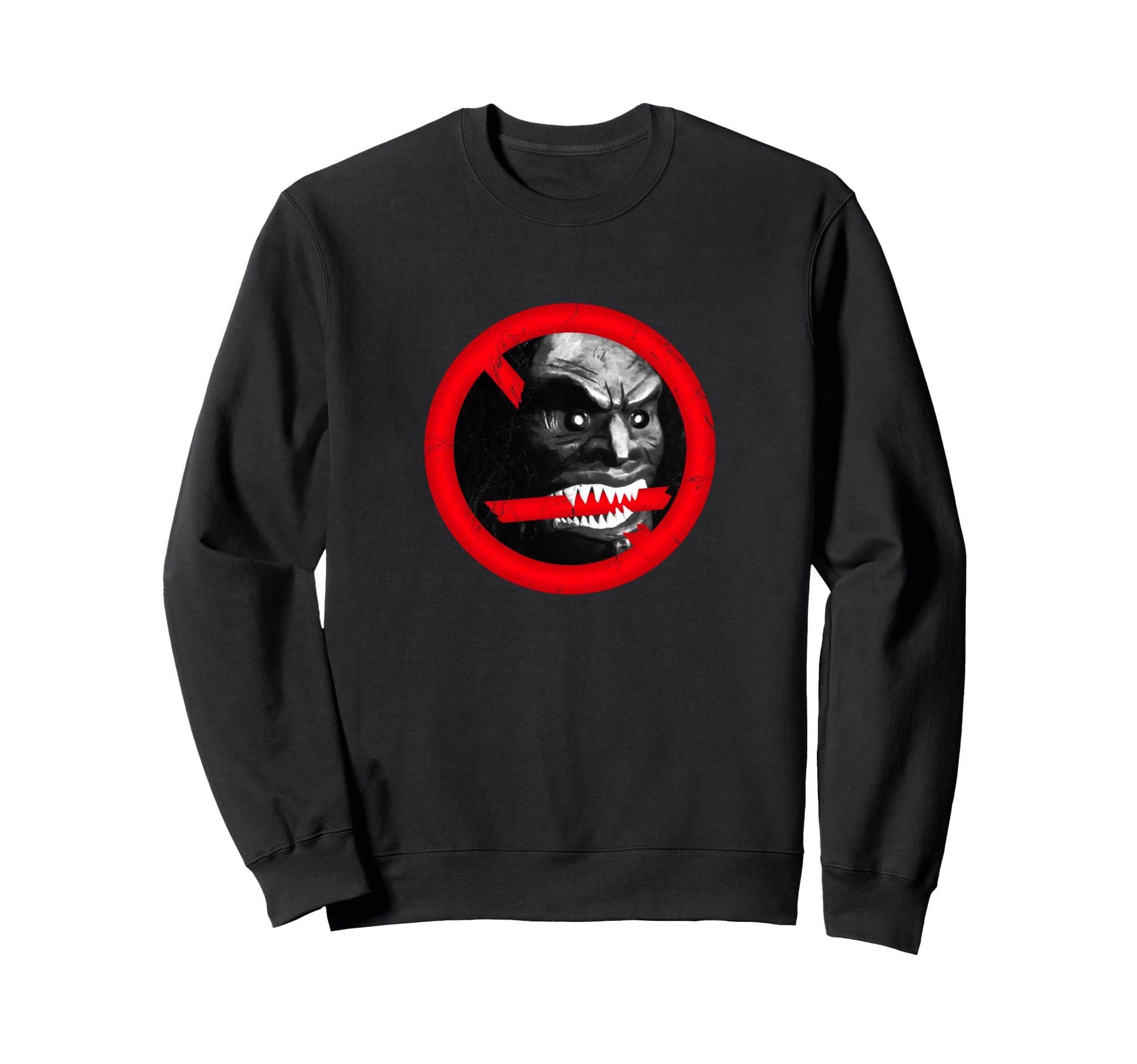 Zuni Warrior Doll Scary Halloween Sweatshirt - Minimalist Print Men Women - T-Shirt, Sweatshirt, Hoodie