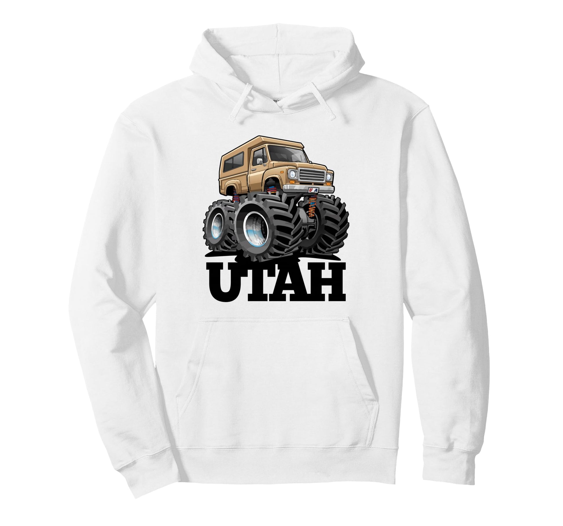 Utah Offroad 4X4 Pick Up Truck Hoodie - Graphic Print Unisex - T-Shirt, Sweatshirt, Hoodie