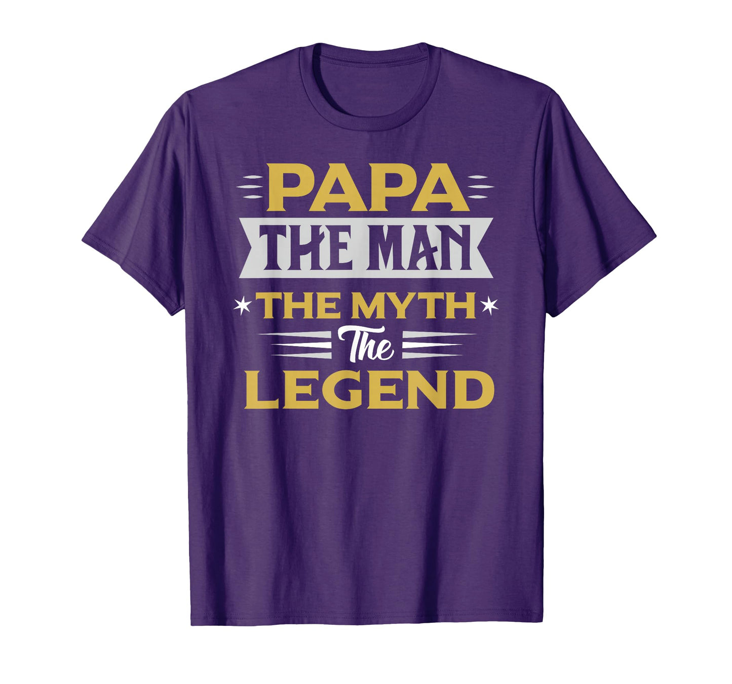 Papa Myth Legend Gifts Dad Fathers T-Shirt - Custom Art Print for Adults - T-Shirt, Sweatshirt, Hoodie