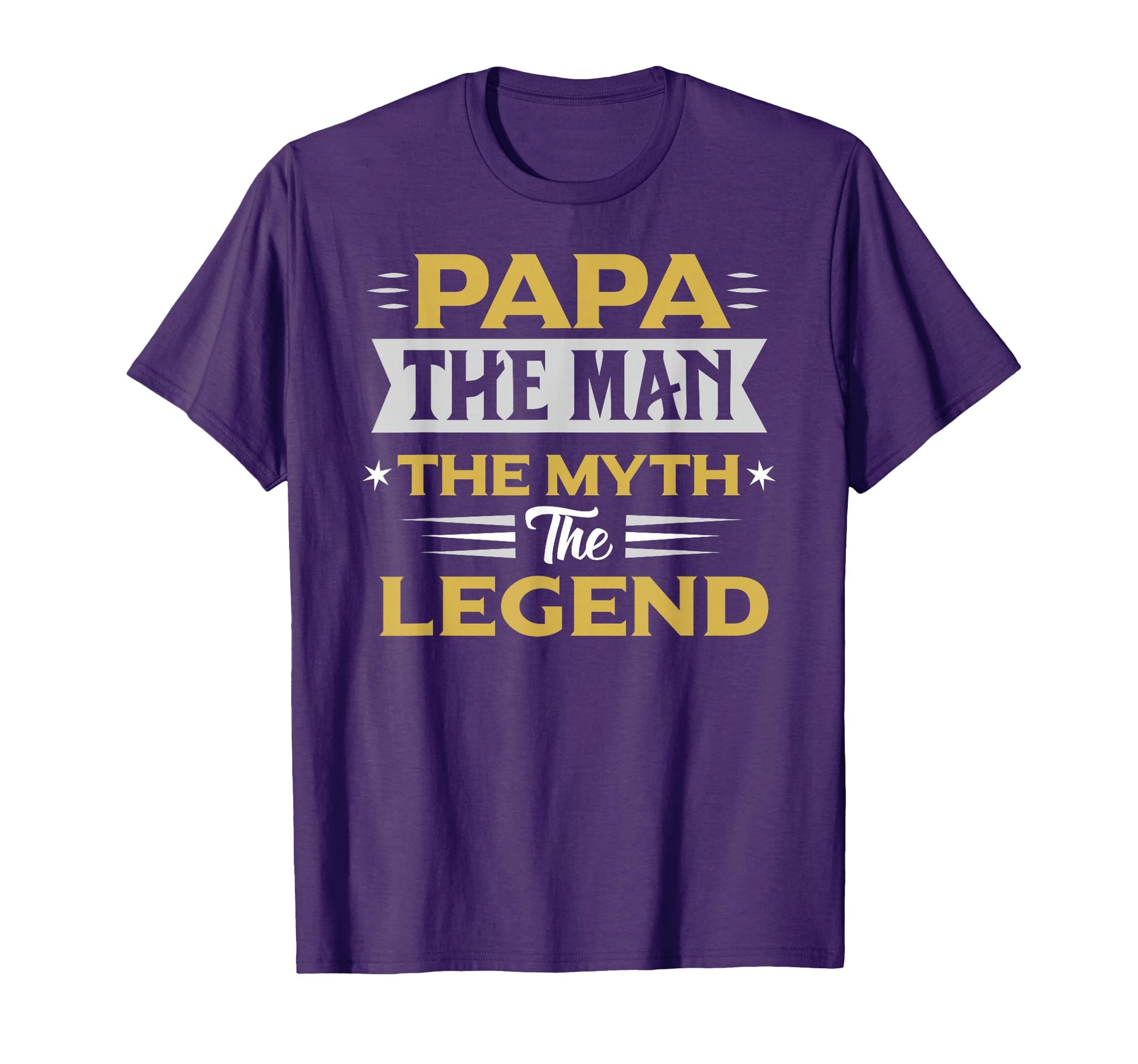 Papa Myth Legend Gifts Dad Fathers T-Shirt - Custom Art Print for Adults - T-Shirt, Sweatshirt, Hoodie