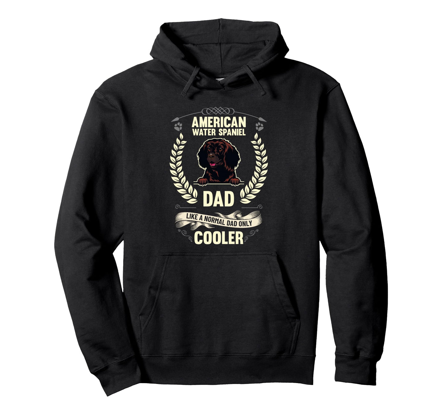American Water Spaniel Dad Like Normal Hoodie - Minimalist Print Unisex - T-Shirt, Sweatshirt, Hoodie