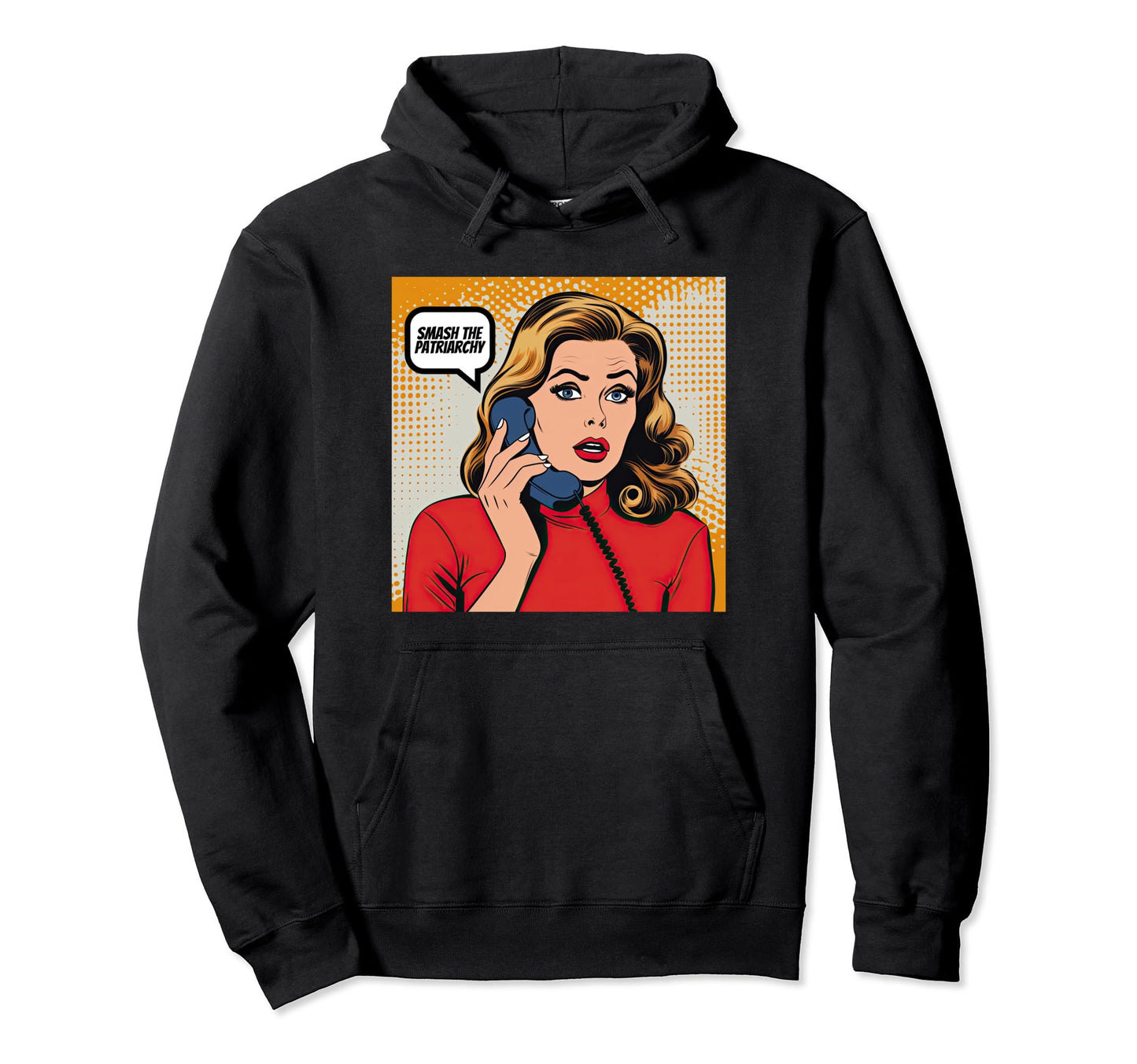 Feminism Voice Feminist Pop Art Hoodie - Fun Novelty Design Men Women - T-Shirt, Sweatshirt, Hoodie