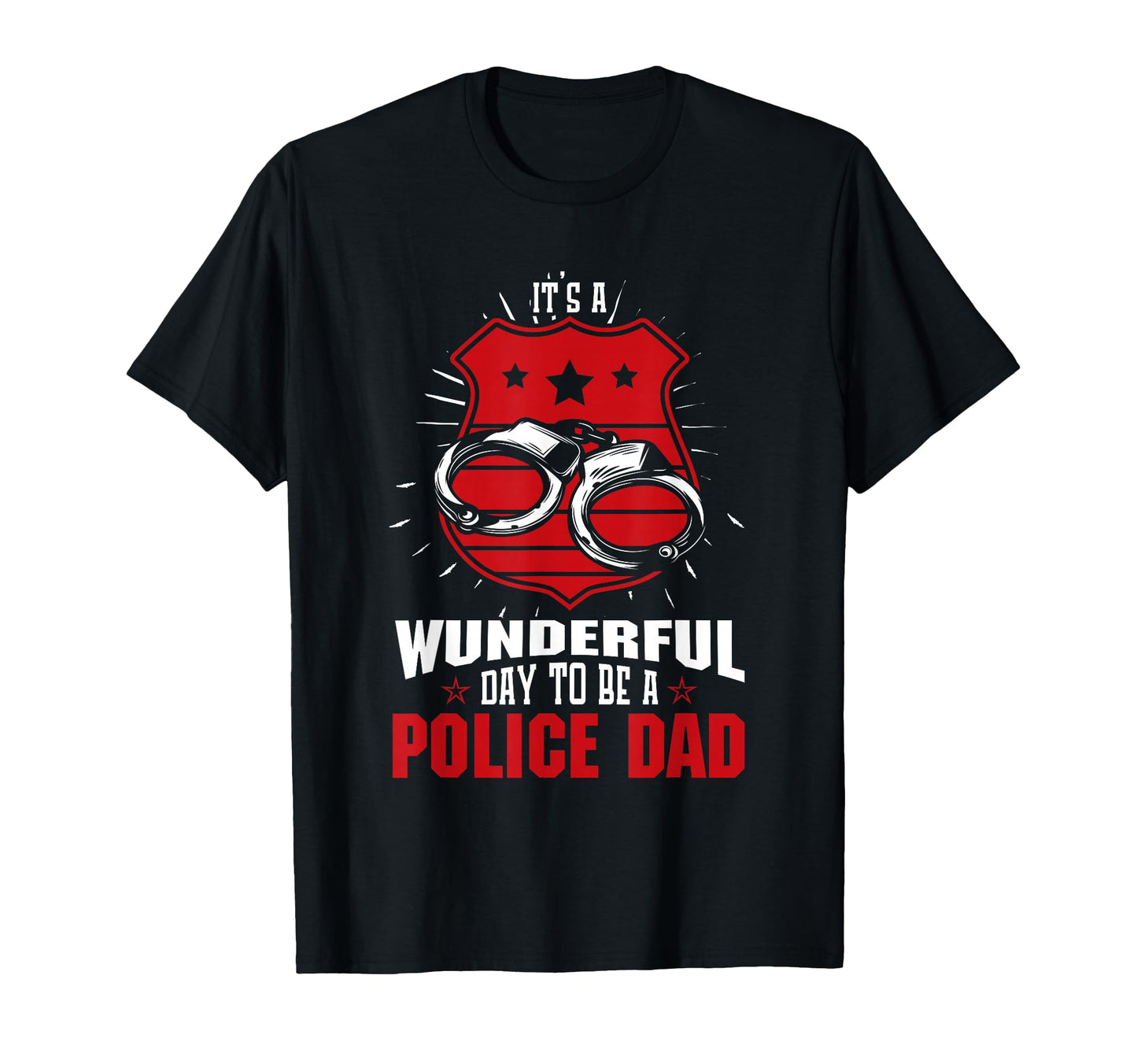 Thin Blue Line Its Wunderful Day T-Shirt - Casual Everyday Wear Men Women - T-Shirt, Sweatshirt, Hoodie