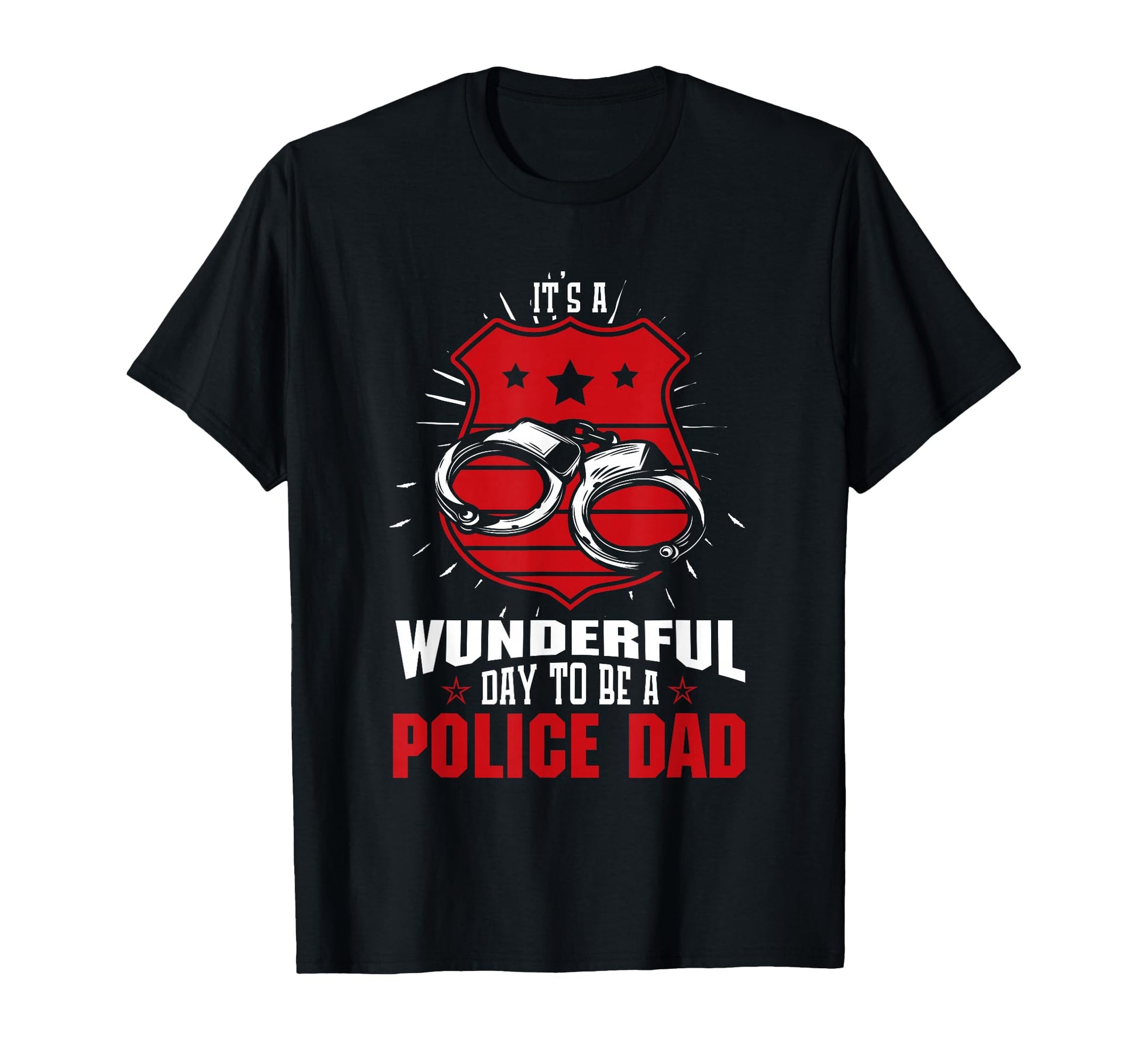 Thin Blue Line Its Wunderful Day T-Shirt - Casual Everyday Wear Men Women - T-Shirt, Sweatshirt, Hoodie