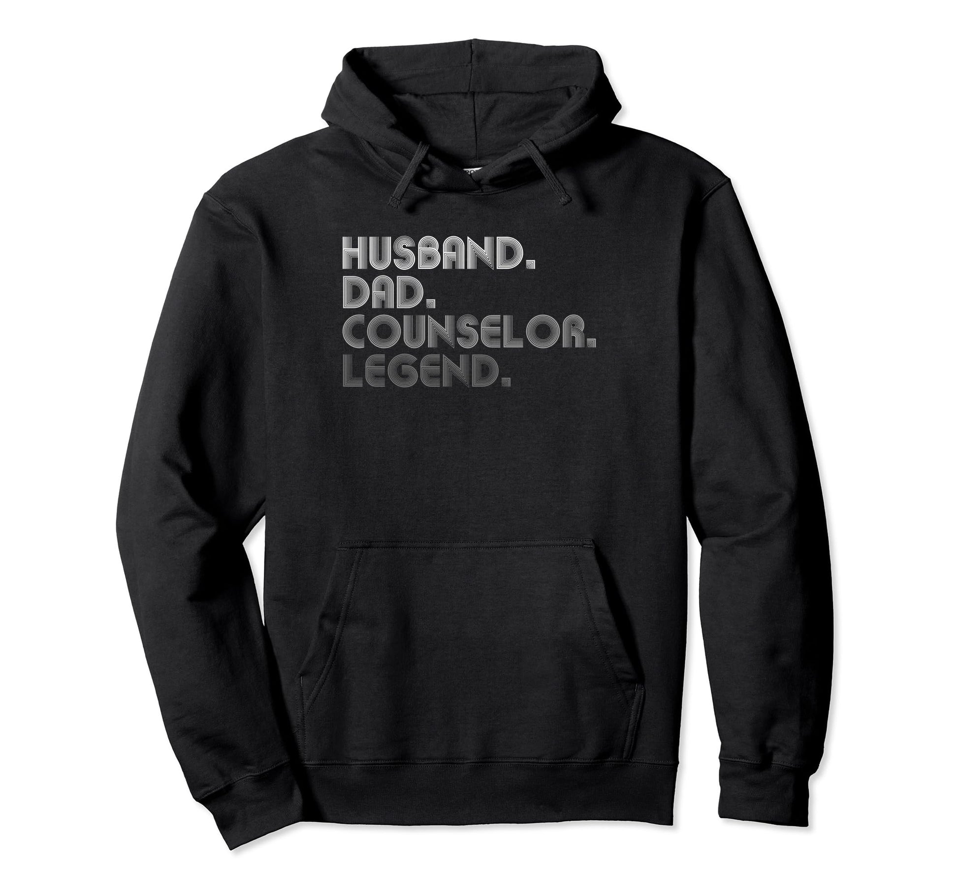 Husband Dad Counselor Funny Hoodie - Aesthetic Graphic for Adults - T-Shirt, Sweatshirt, Hoodie