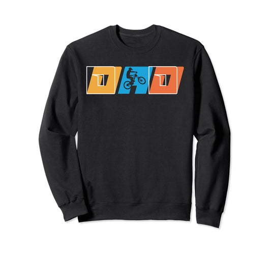 Bicycle Dad Cycling Cyclist Daddy Sweatshirt - Unique Graphic Men Women - T-Shirt, Sweatshirt, Hoodie