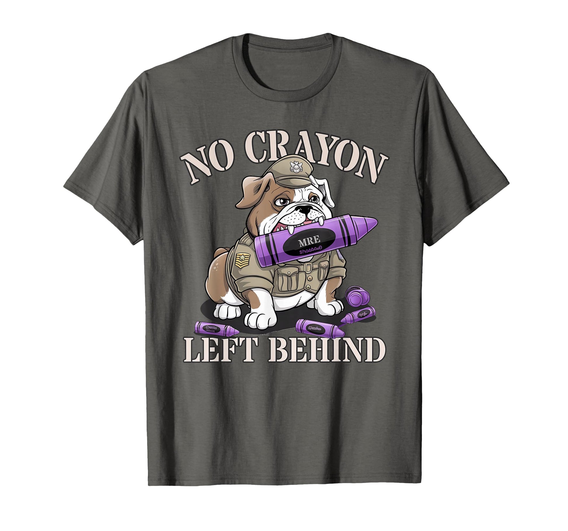 Sarcastic No Crayon Left Behind Armed T-Shirt - Trendy Graphic Unisex - T-Shirt, Sweatshirt, Hoodie