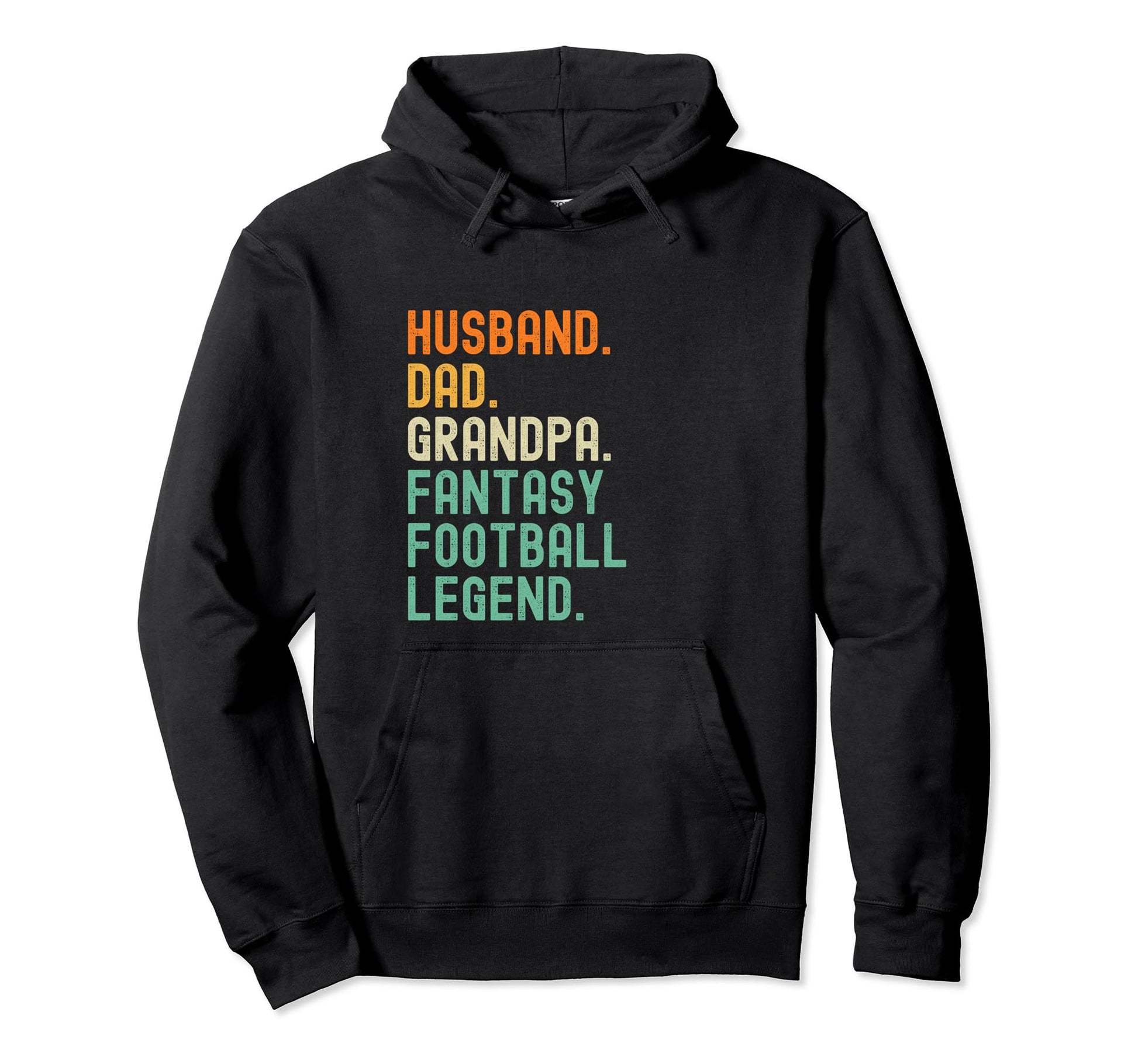 Fantasy Football Player Grandpa Husband Hoodie - Unique Graphic for Adults - T-Shirt, Sweatshirt, Hoodie