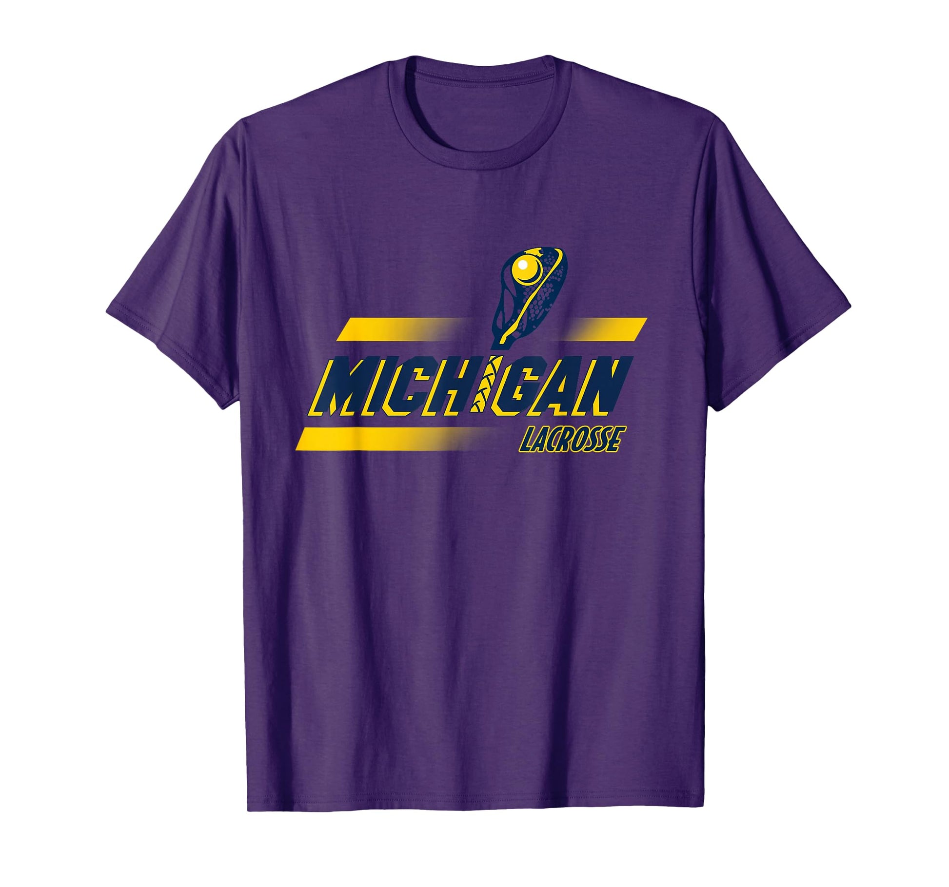 Michigan Letters Lacrosse Stick T-Shirt - Unique Graphic for Adults - T-Shirt, Sweatshirt, Hoodie