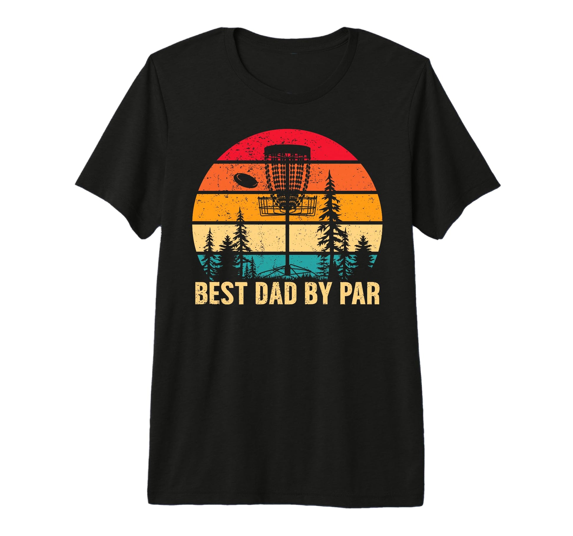 Mens Best Dad Par Disc Golf Dad Fathers T-Shirt - Trendy Graphic Unisex - T-Shirt, Sweatshirt, Hoodie
