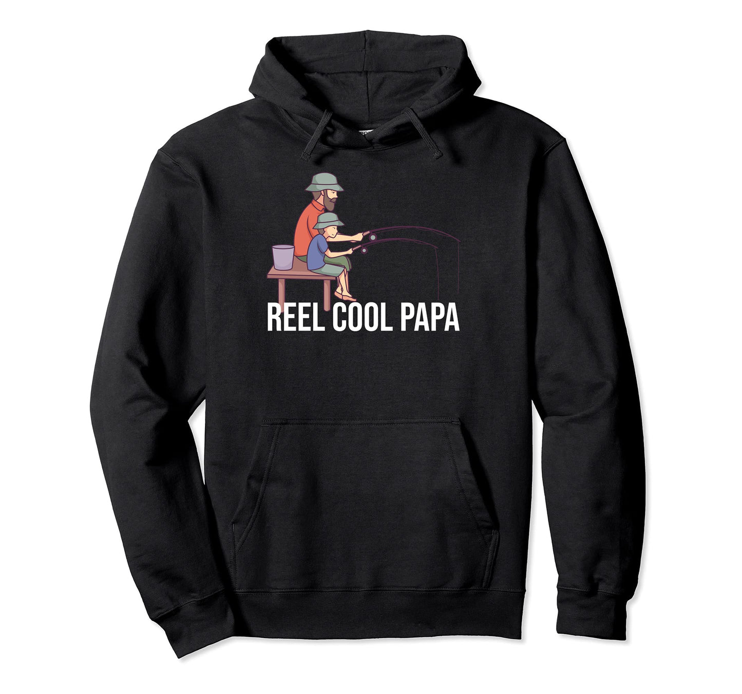 Funny Reel Papa Fishing Dad Fathers Day T-Shirt - Streetwear Style Unisex - T-Shirt, Sweatshirt, Hoodie