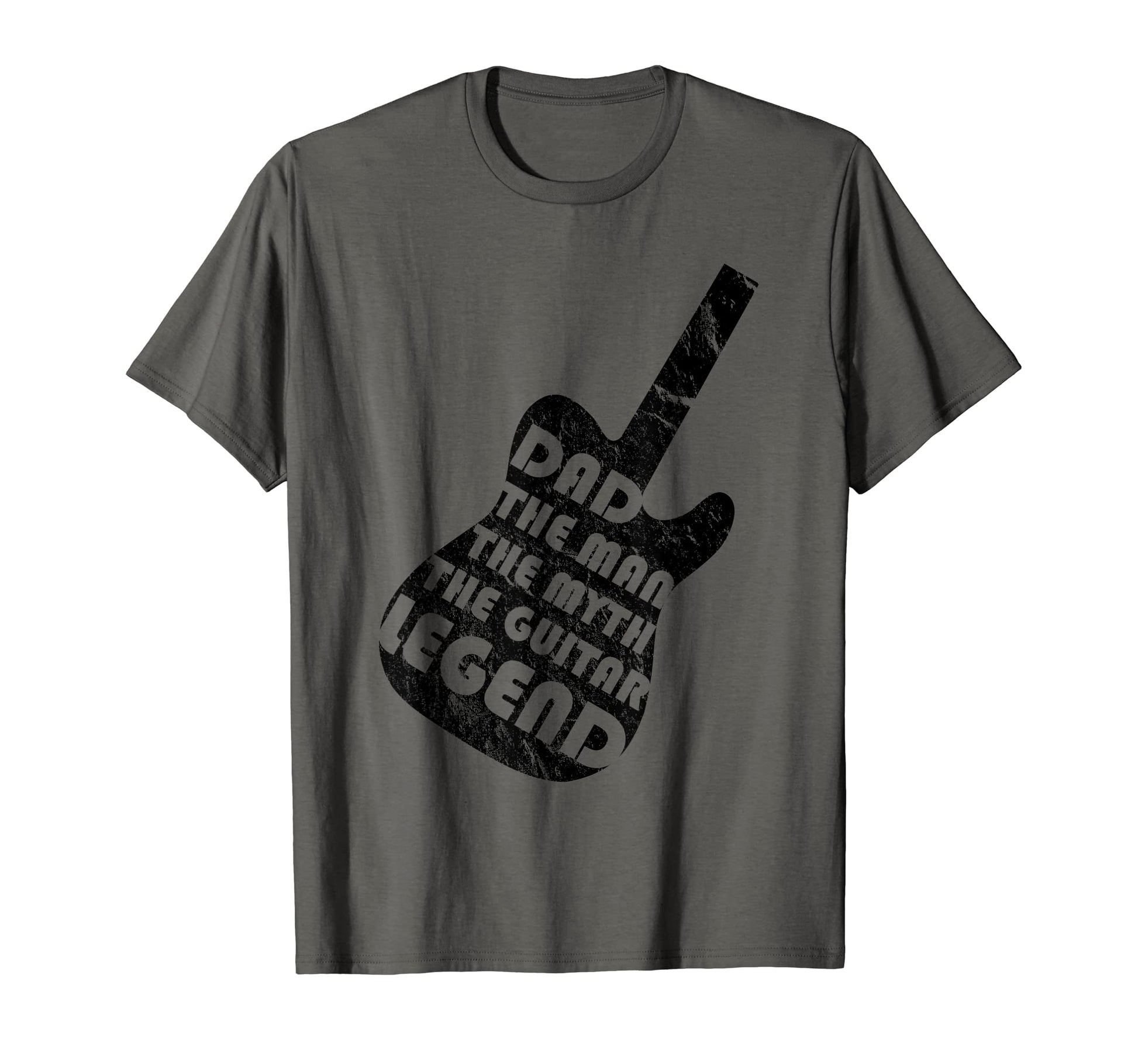 Mens Dad Myth Guitar Legend Fathers T-Shirt - Custom Art Print Men Women - T-Shirt, Sweatshirt, Hoodie