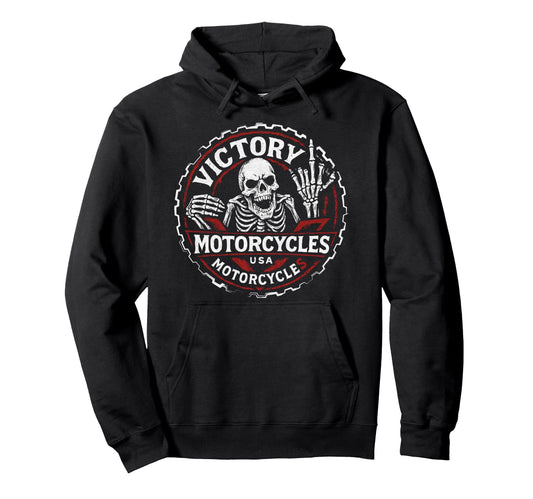 American Motor Cycles Victory Usa Hoodie - Custom Art Print Unisex - T-Shirt, Sweatshirt, Hoodie