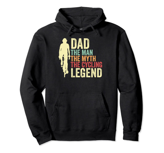 Biking Cycling Lover Biker Dad Bike Hoodie - Unique Graphic Men Women - T-Shirt, Sweatshirt, Hoodie