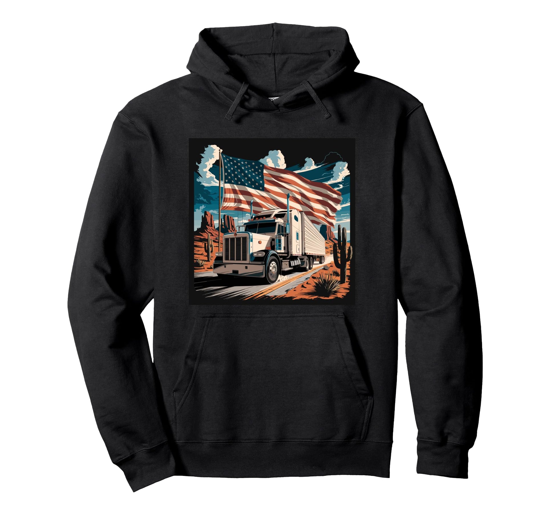 American Truckers Trucker Or Trucker Hoodie - Streetwear Style Men Women - T-Shirt, Sweatshirt, Hoodie