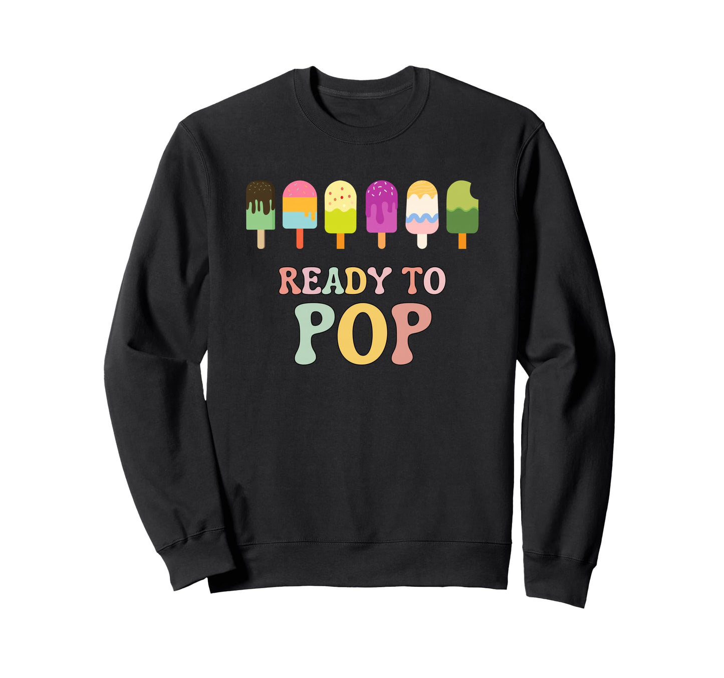 Ready To Pop Pregnant Summer Sweatshirt - Minimalist Print Unisex - T-Shirt, Sweatshirt, Hoodie