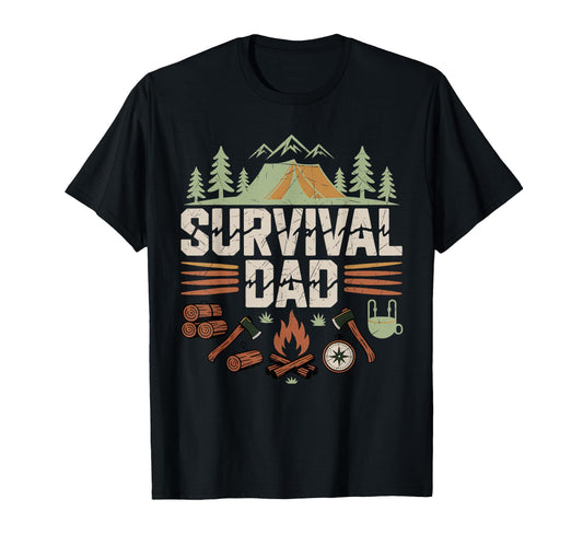 Bushcraft Camping Outdoor Survival T-Shirt - Novelty Apparel for Adults - T-Shirt, Sweatshirt, Hoodie