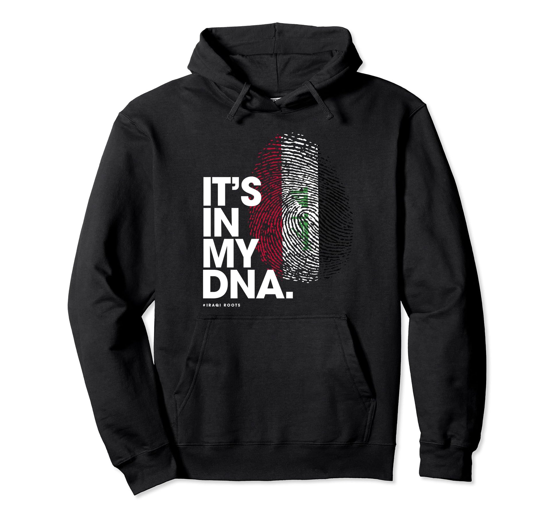 Its My Dna Iraq Flag Iraqi Roots Hoodie - Graphic Print for Adults - T-Shirt, Sweatshirt, Hoodie