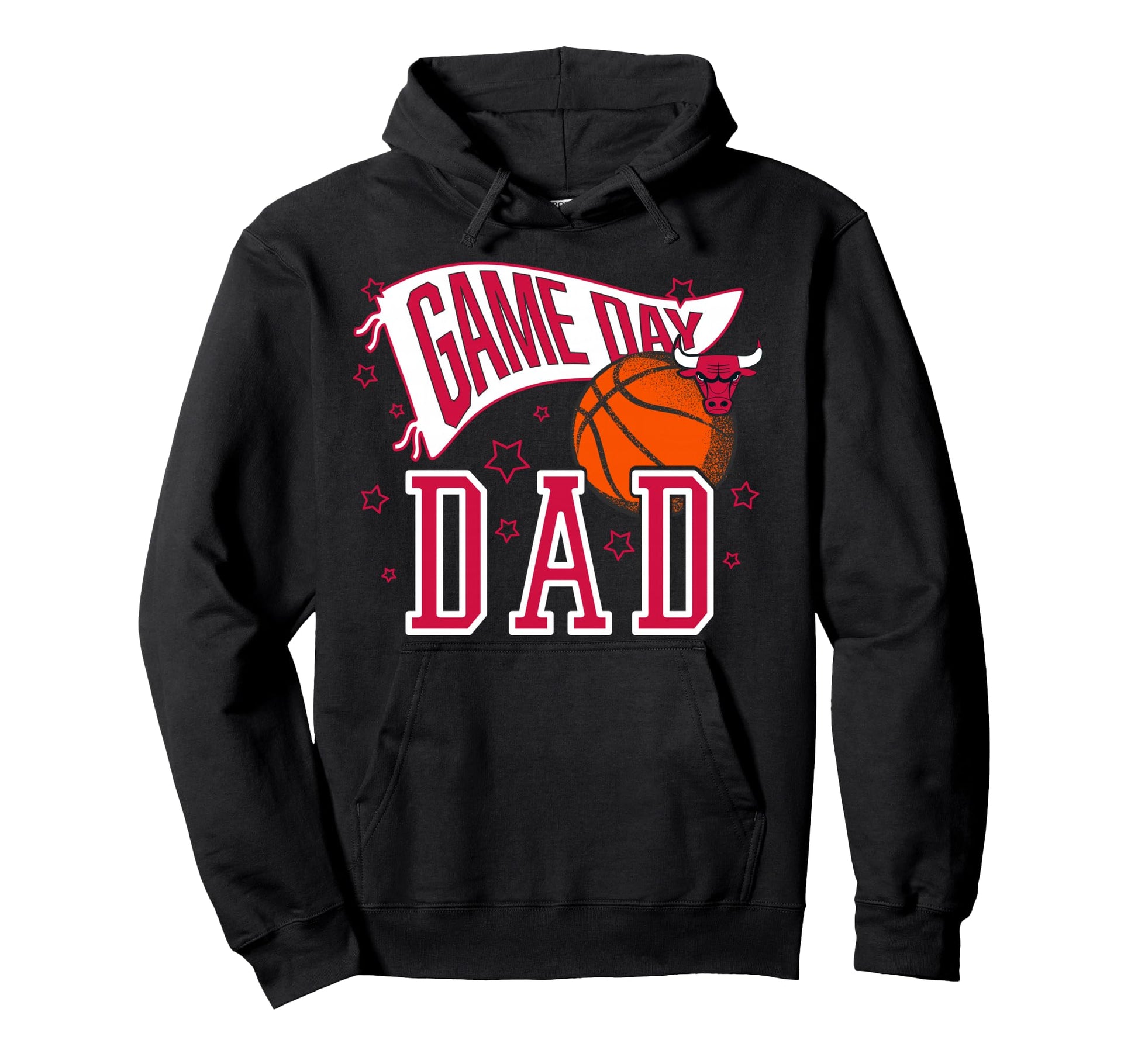 Nba Chicago Bulls Fathers Day Pennant Hoodie - Aesthetic Graphic Men Women - T-Shirt, Sweatshirt, Hoodie