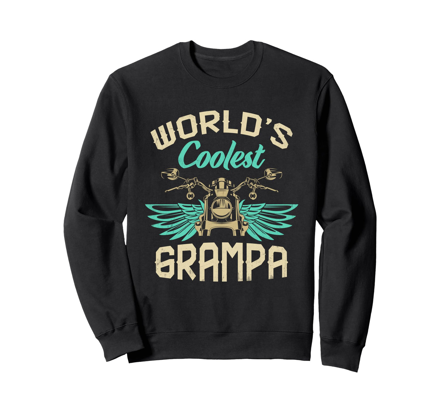 Worlds Coolest Grampa Sweatshirt - Fun Novelty Design for Adults - T-Shirt, Sweatshirt, Hoodie