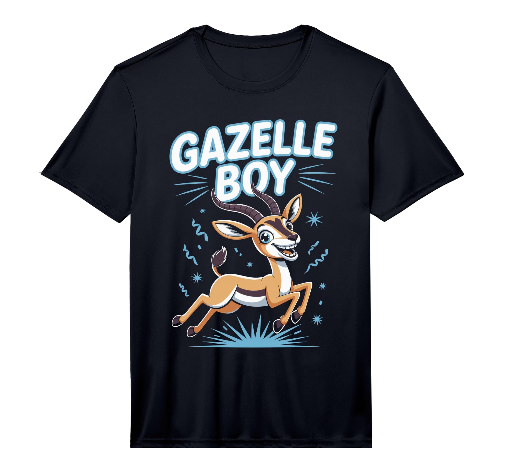 Mens Gazelle Mens Cartoon African Plains T-Shirt - Graphic Print Men Women - T-Shirt, Sweatshirt, Hoodie