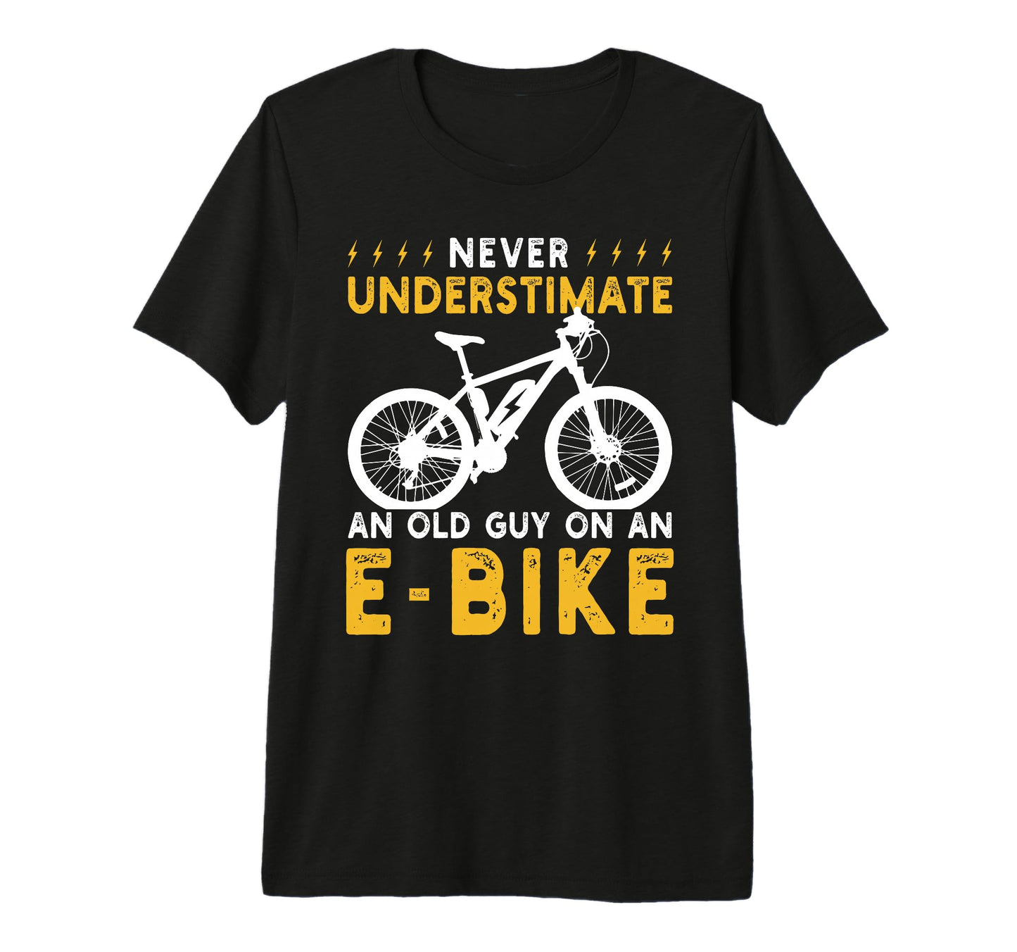 Mens Funny Cycling Old Guy E Bike Dad T-Shirt - Streetwear Style Men Women - T-Shirt, Sweatshirt, Hoodie