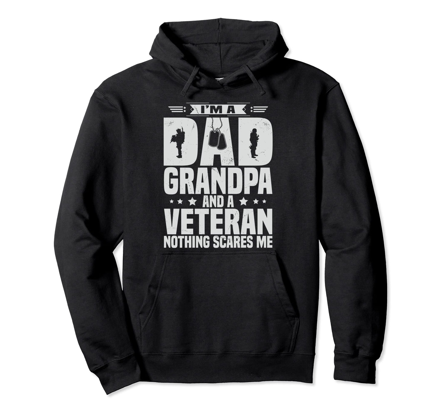 Dad Grandpa And Veteran Day Us Army Hoodie - Novelty Apparel for Adults - T-Shirt, Sweatshirt, Hoodie