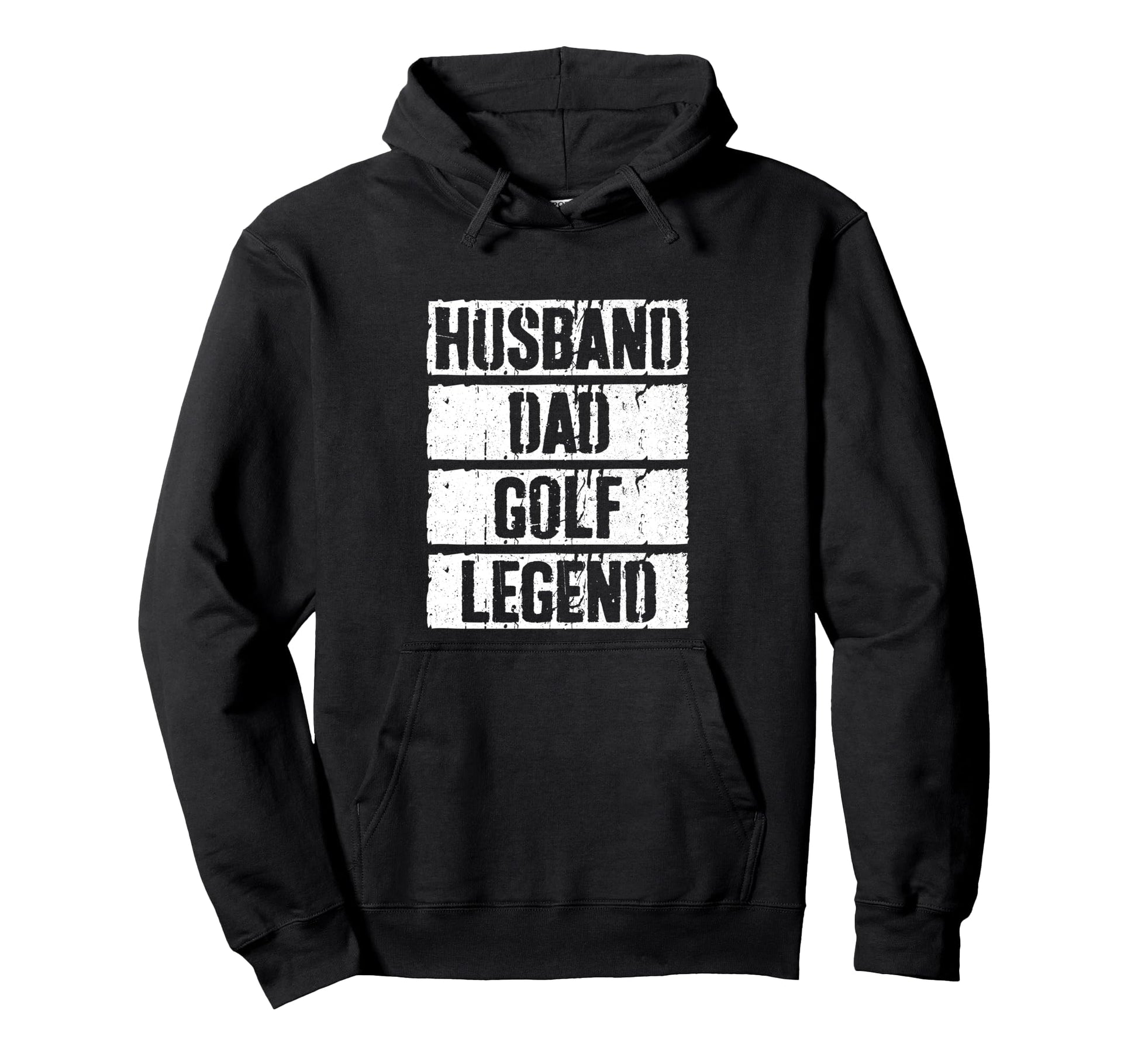 Husband Dad Golf Legend Golfer Fathers Hoodie - Novelty Apparel for Adults - T-Shirt, Sweatshirt, Hoodie