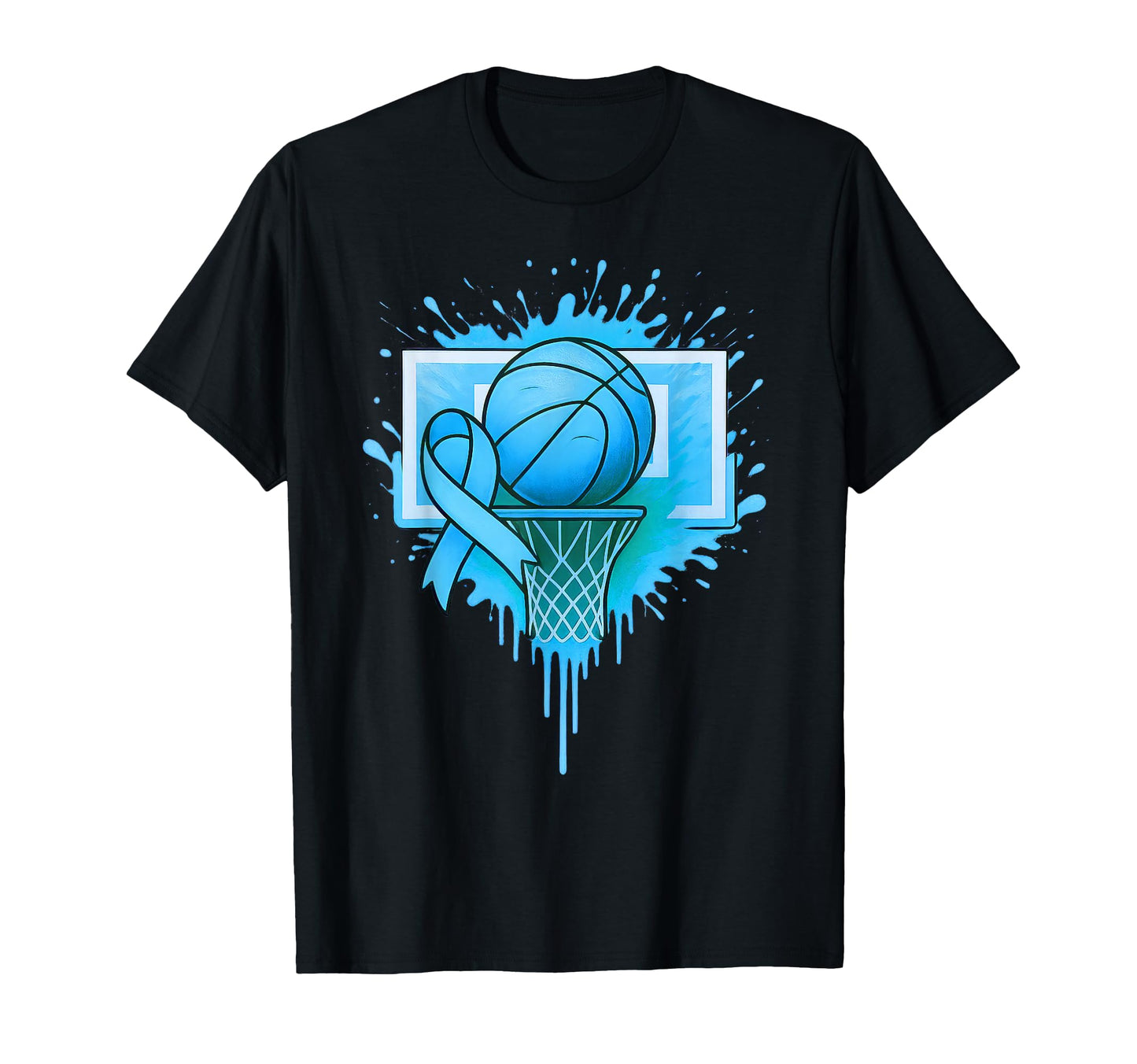 Basketball Prostate Cancer Awareness T-Shirt - Streetwear Style Men Women - T-Shirt, Sweatshirt, Hoodie