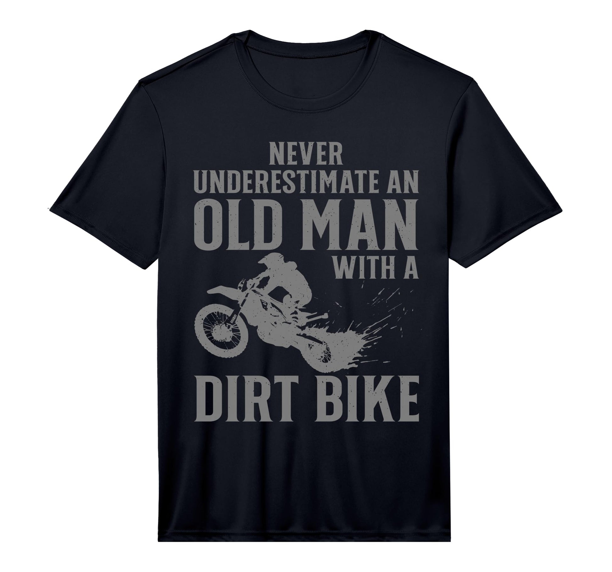 Dirt Bike Art Grandpa Dad Dirtbike T-Shirt - Fun Novelty Design Unisex - T-Shirt, Sweatshirt, Hoodie
