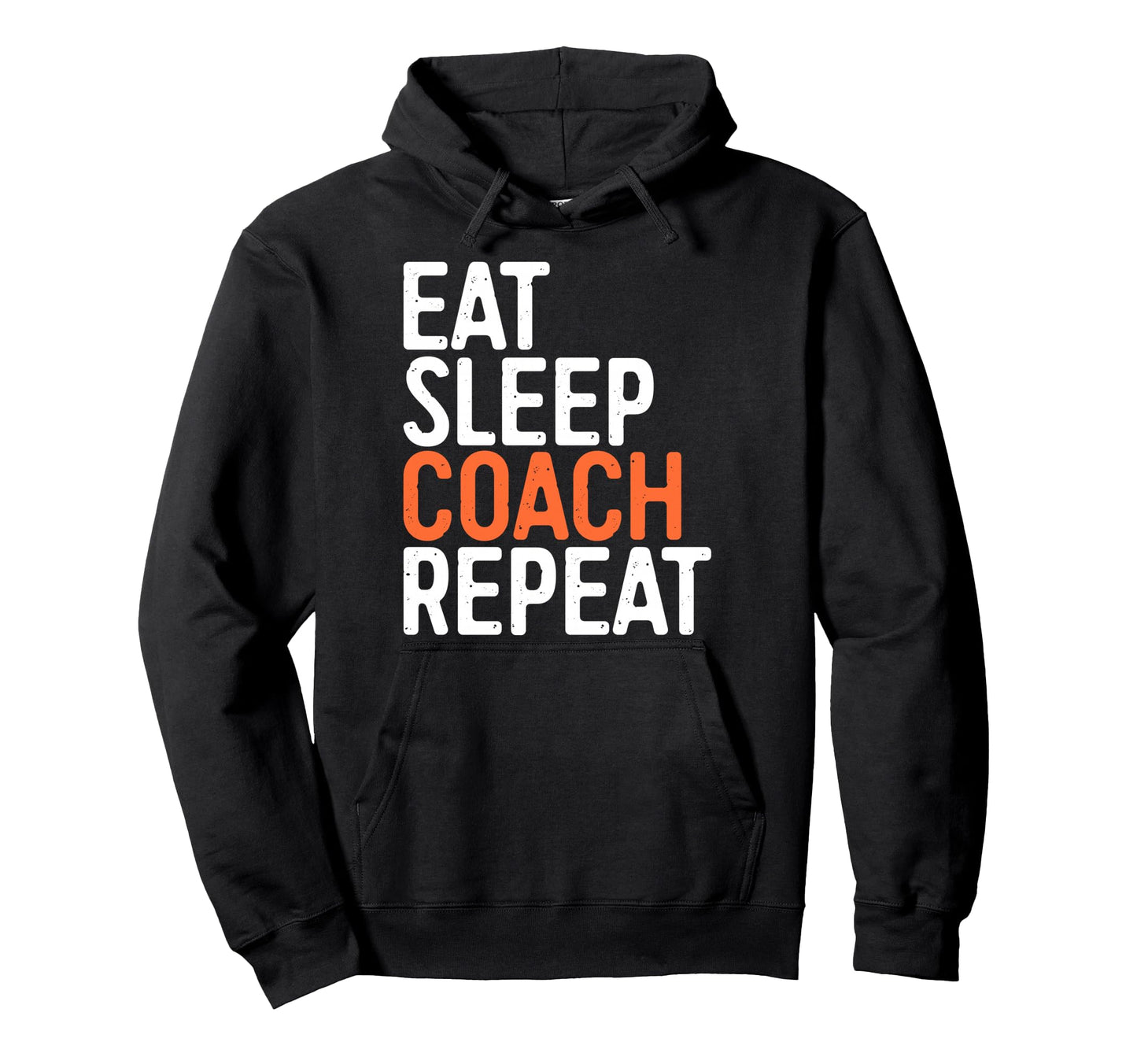 Eat Sleep Coach Repeat Baseball Lover Hoodie - Streetwear Style Men Women - T-Shirt, Sweatshirt, Hoodie