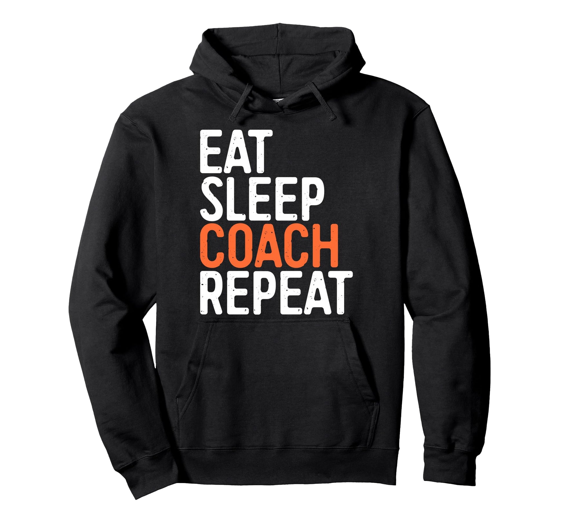 Eat Sleep Coach Repeat Baseball Lover Hoodie - Streetwear Style Men Women - T-Shirt, Sweatshirt, Hoodie