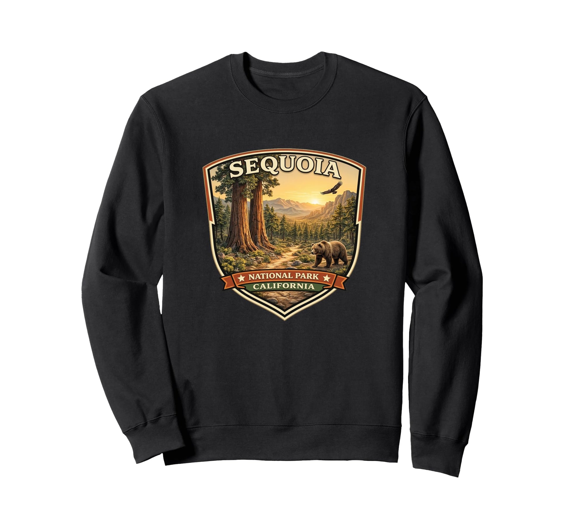Sequoia National Park California Sweatshirt - Unique Graphic Unisex - T-Shirt, Sweatshirt, Hoodie