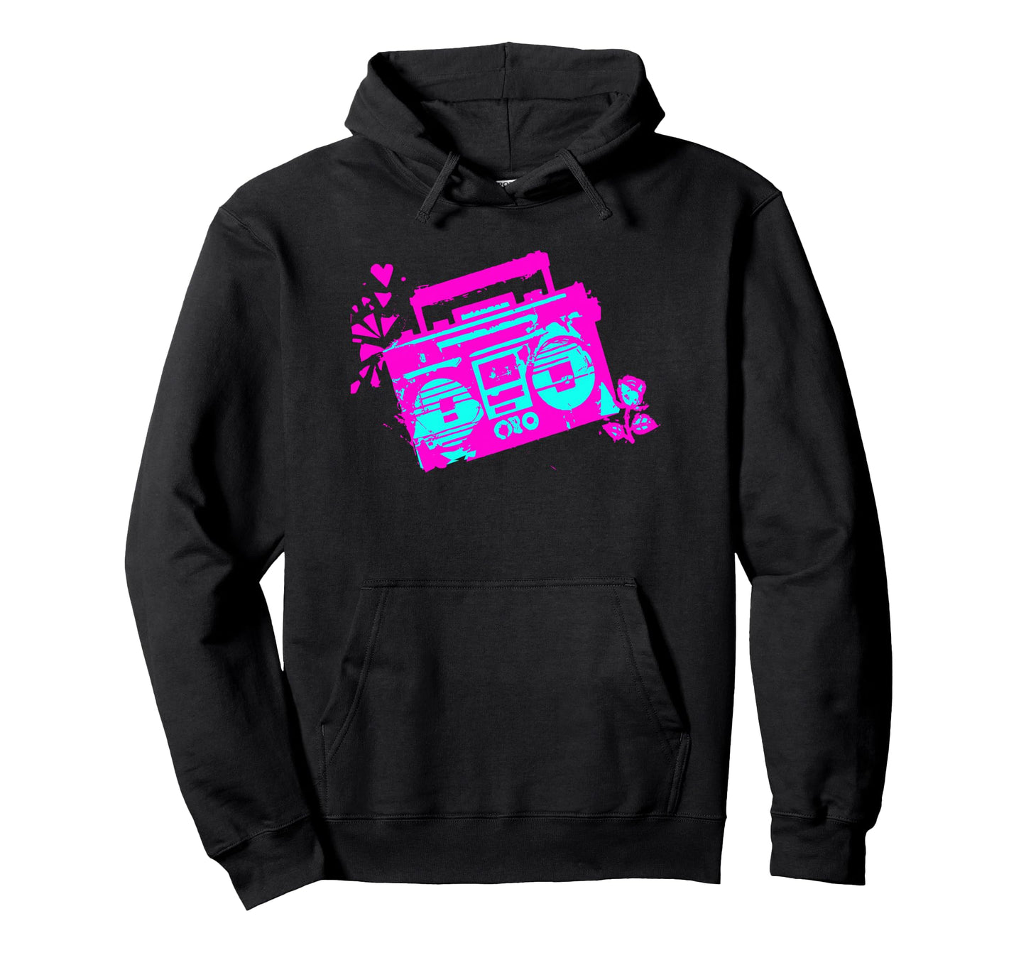 80S 90S Boom Box Cassette Player Hoodie - Streetwear Style Men Women - T-Shirt, Sweatshirt, Hoodie