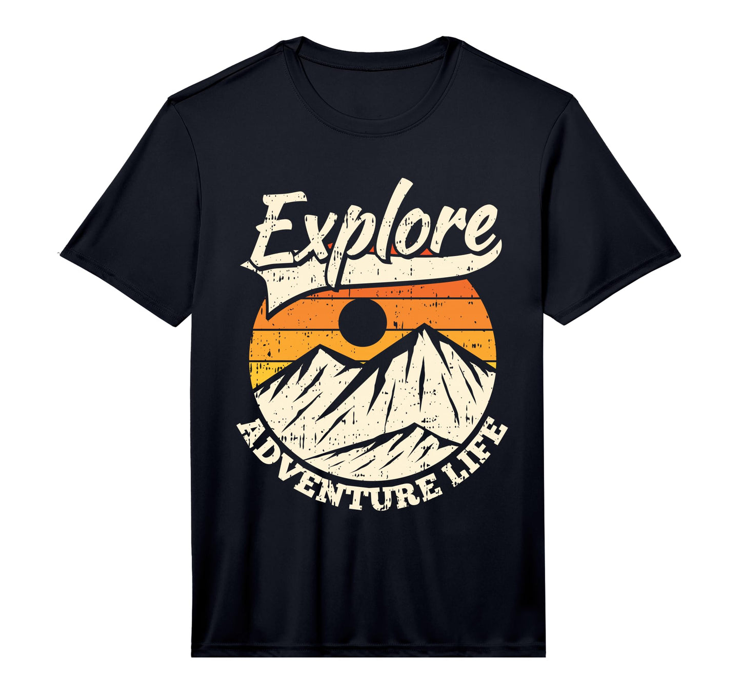 Adventure Life Travel Mountain Hiking T-Shirt - Graphic Print Unisex - T-Shirt, Sweatshirt, Hoodie